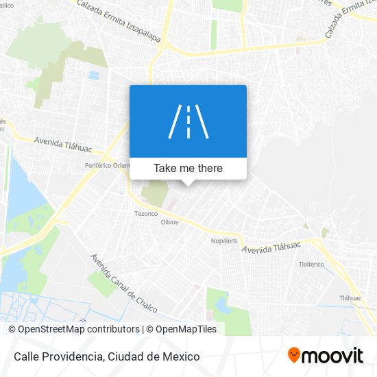 Calle Providencia map