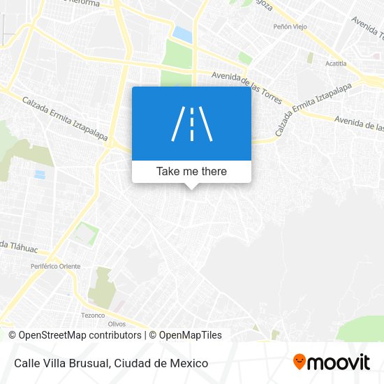 Calle Villa Brusual map