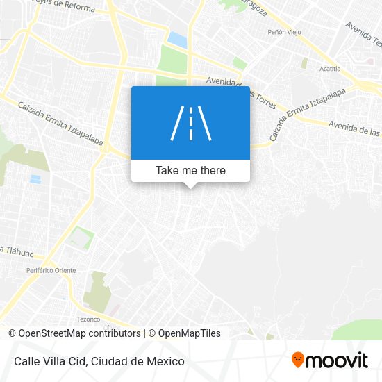 Mapa de Calle Villa Cid