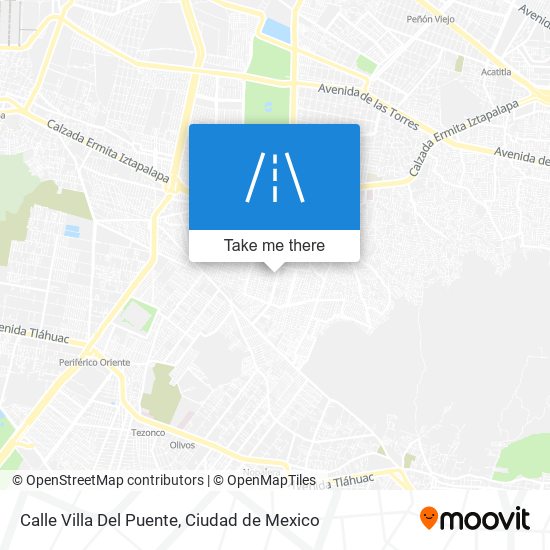 Mapa de Calle Villa Del Puente