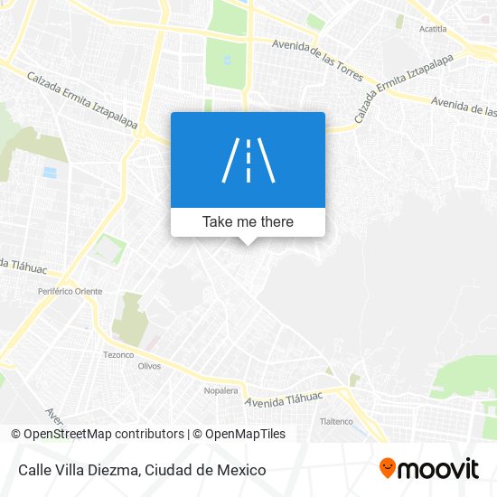 Mapa de Calle Villa Diezma