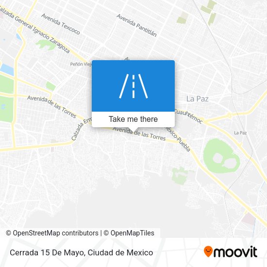 Cerrada 15 De Mayo map
