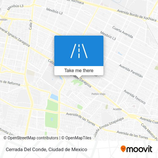 Cerrada Del Conde map