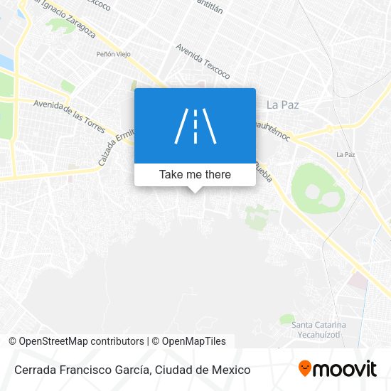 Cerrada Francisco García map