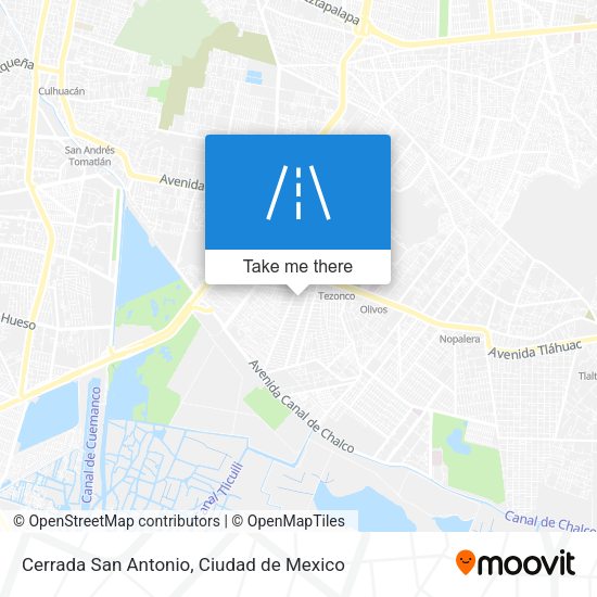 Cerrada San Antonio map