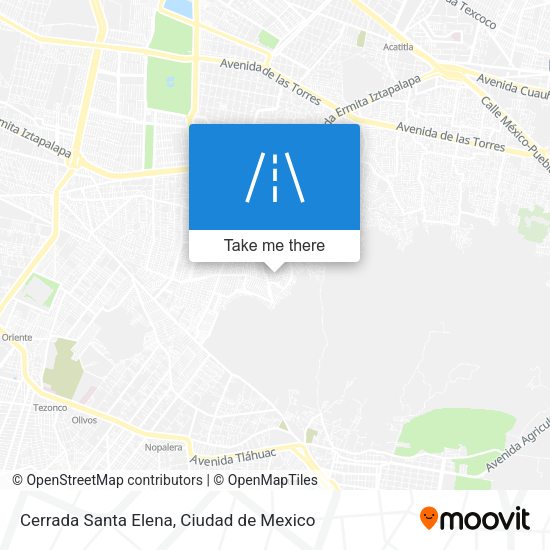 Cerrada Santa Elena map