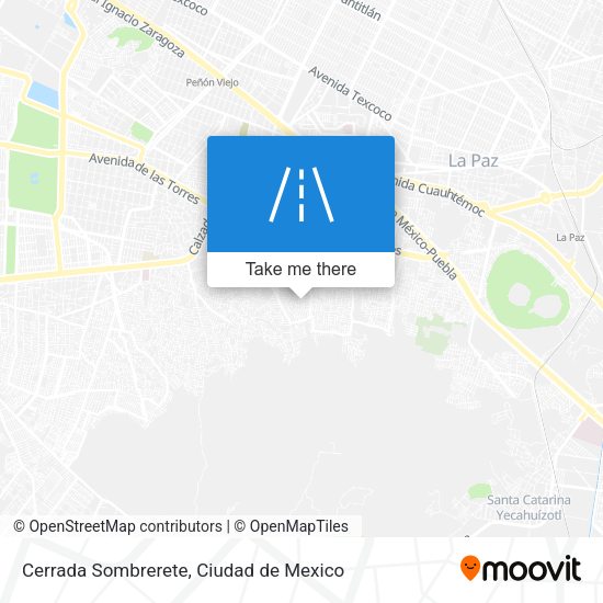 Mapa de Cerrada Sombrerete