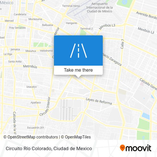Circuito Río Colorado map