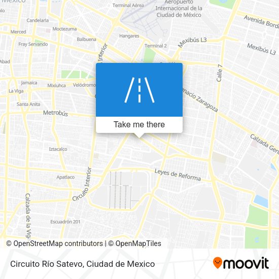 Mapa de Circuito Río Satevo