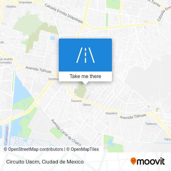 Circuito Uacm map