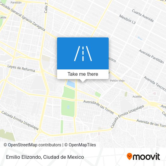 Mapa de Emilio Elizondo