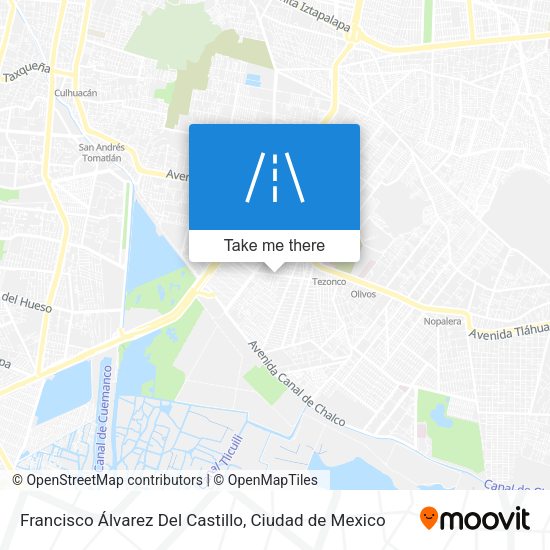 Francisco Álvarez Del Castillo map