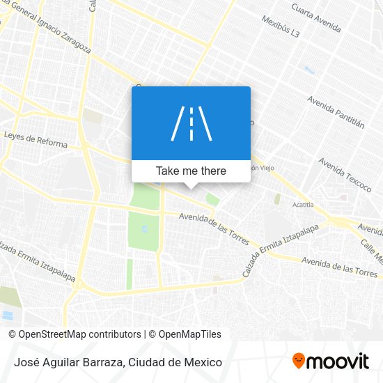 José Aguilar Barraza map