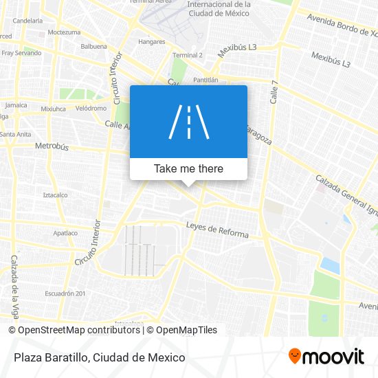 Plaza Baratillo map