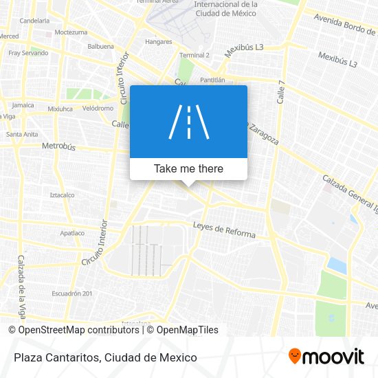 Plaza Cantaritos map