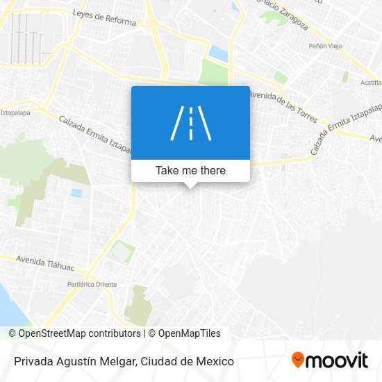 Privada Agustín Melgar map