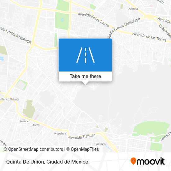 Quinta De Unión map