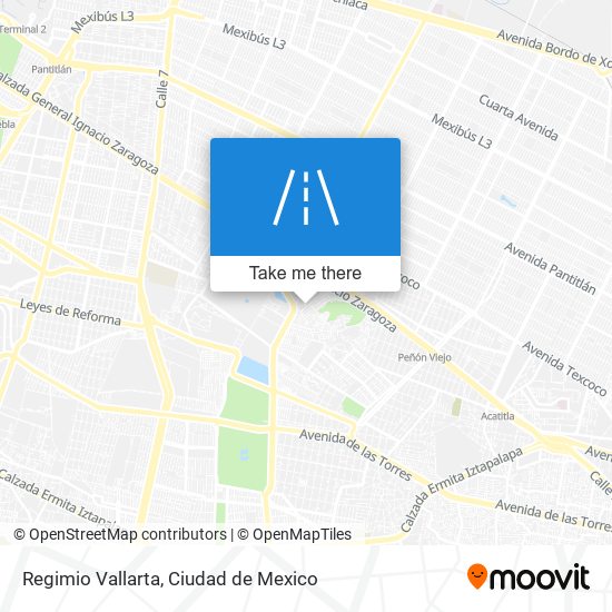 Mapa de Regimio Vallarta