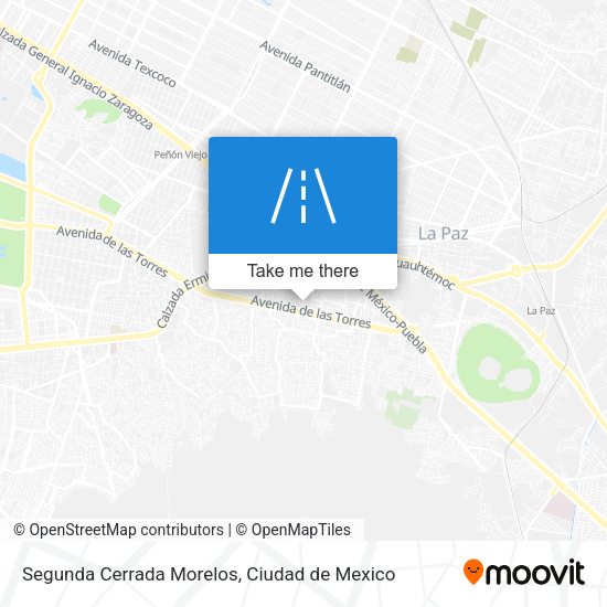 Segunda Cerrada Morelos map