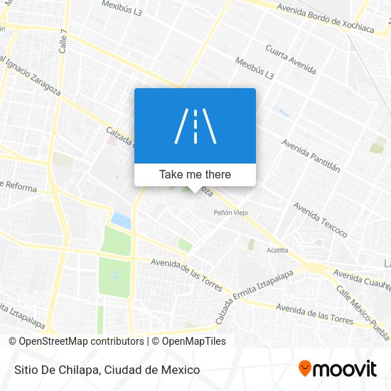 Sitio De Chilapa map