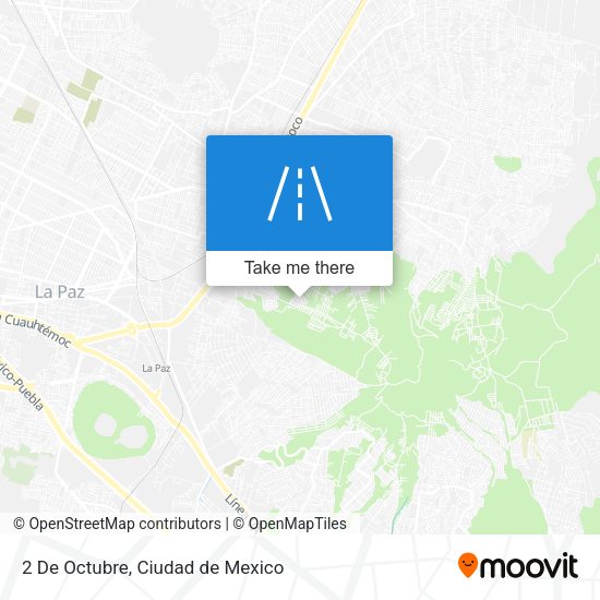 2 De Octubre map