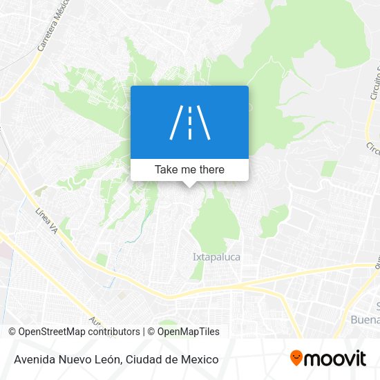 Avenida Nuevo León map