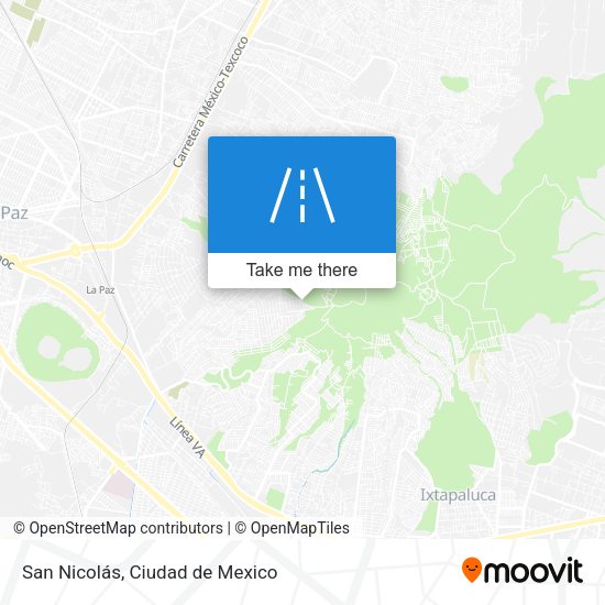 San Nicolás map