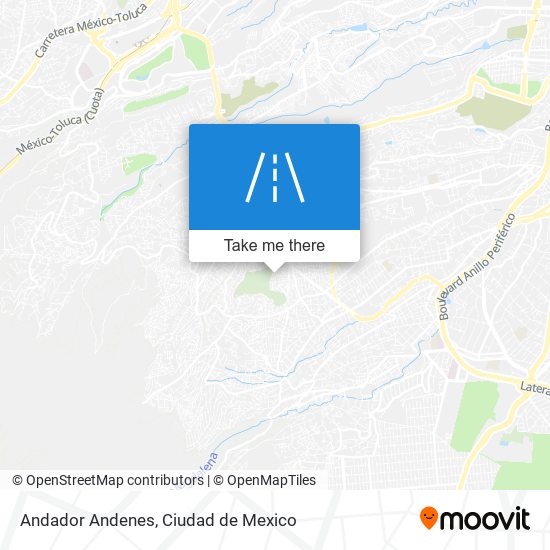 Andador Andenes map