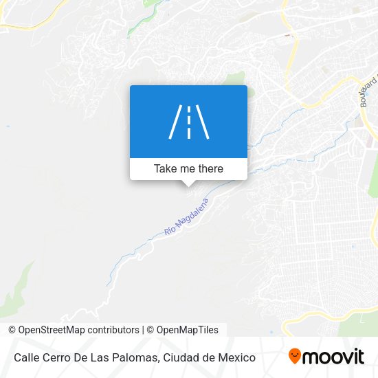 Mapa de Calle Cerro De Las Palomas