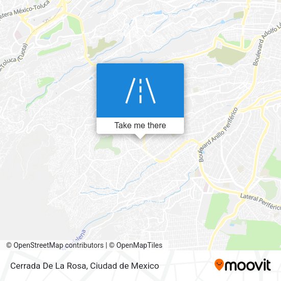 Mapa de Cerrada De La Rosa