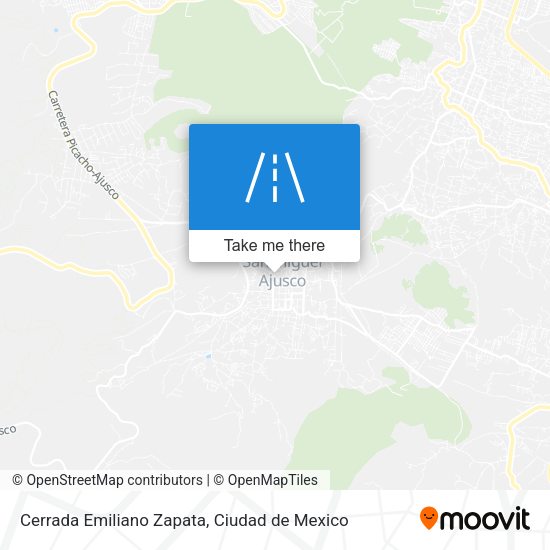 Mapa de Cerrada Emiliano Zapata