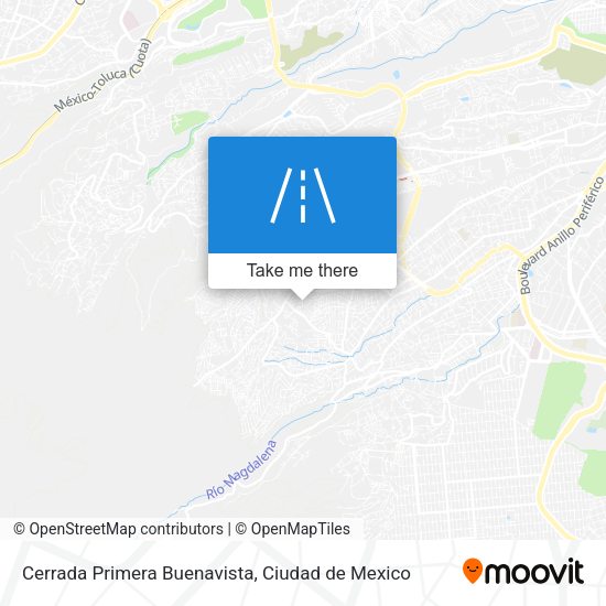 Mapa de Cerrada Primera Buenavista