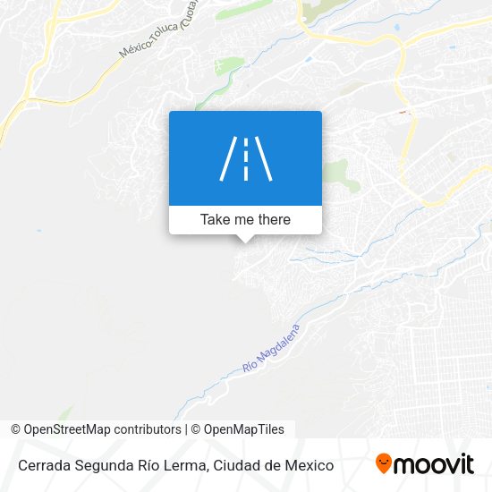 Mapa de Cerrada Segunda Río Lerma
