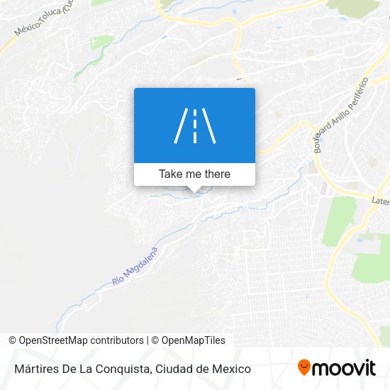 Mapa de Mártires De La Conquista