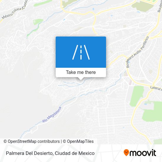 Mapa de Palmera Del Desierto