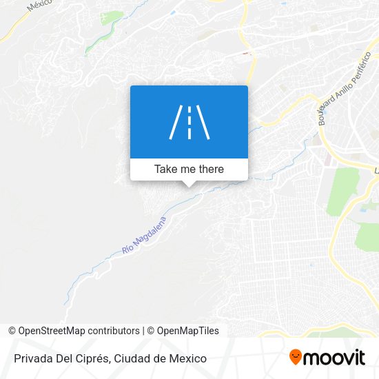 Privada Del Ciprés map