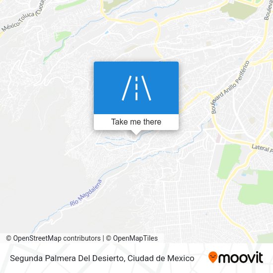 Segunda Palmera Del Desierto map