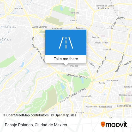 Mapa de Pasaje Polanco