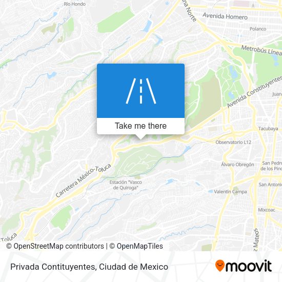 Mapa de Privada Contituyentes