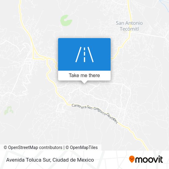 Avenida Toluca Sur map