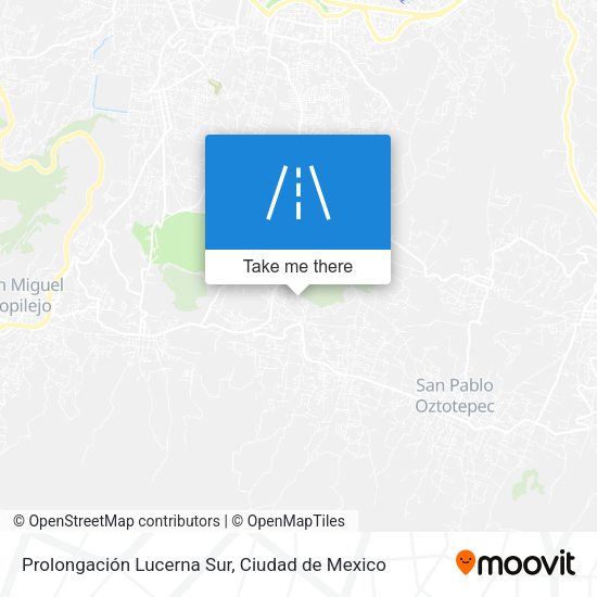 Mapa de Prolongación Lucerna Sur