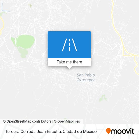 Tercera Cerrada Juan Escutia map