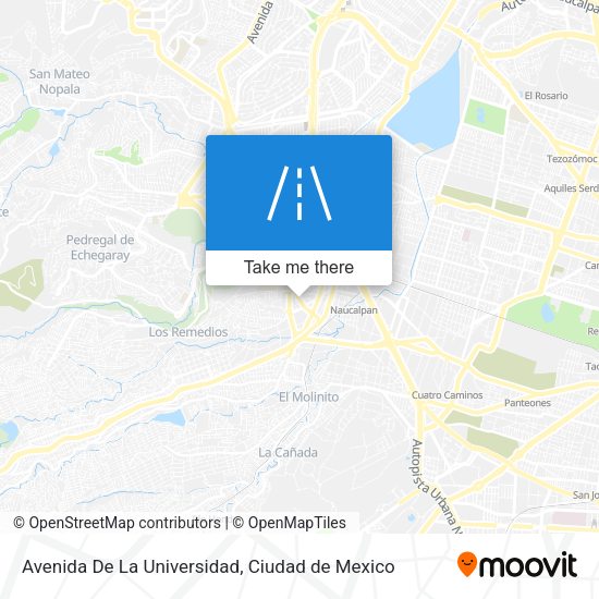 Avenida De La Universidad map