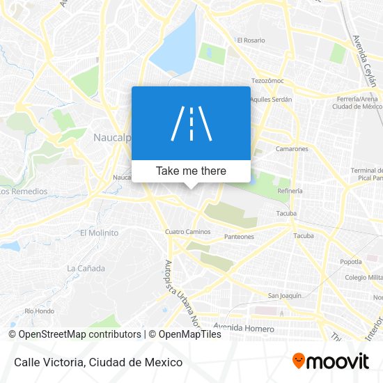 Mapa de Calle Victoria