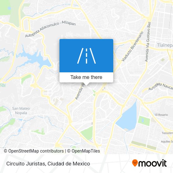 Circuito Juristas map
