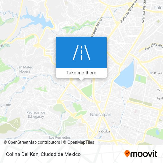 Colina Del Kan map
