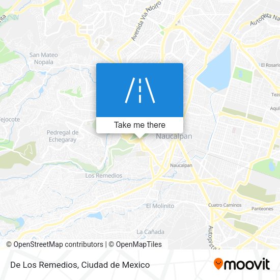 De Los Remedios map
