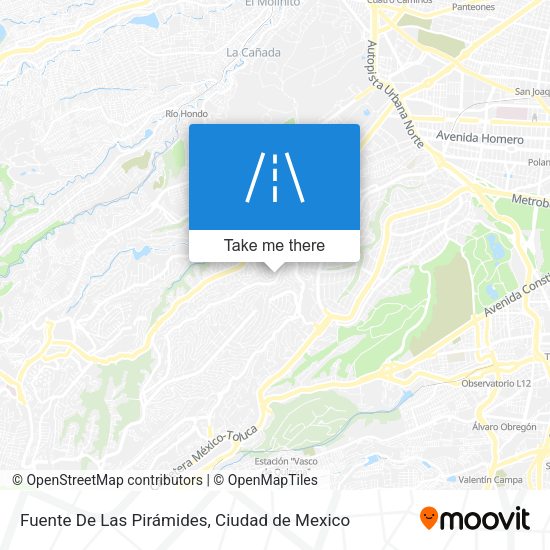 Fuente De Las Pirámides map