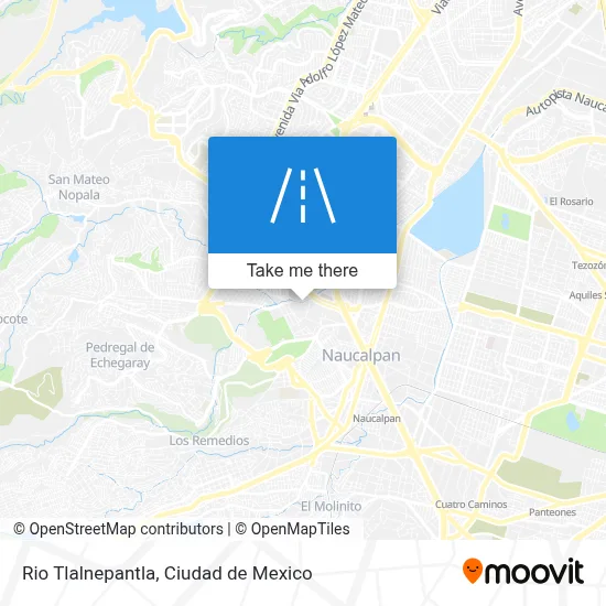 Rio Tlalnepantla map