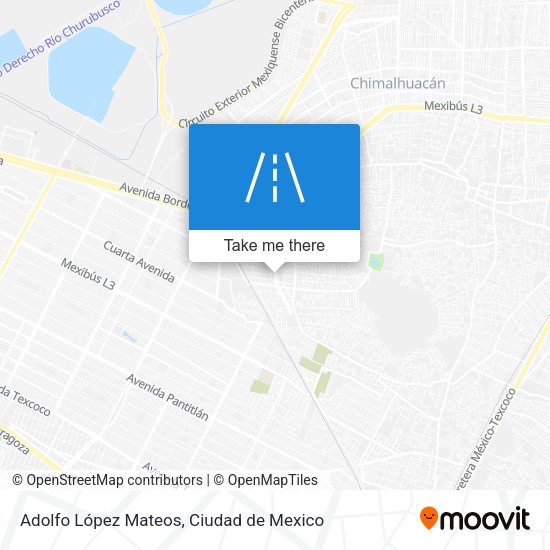 Mapa de Adolfo López Mateos